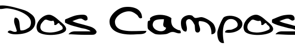 Dos Campos font preview